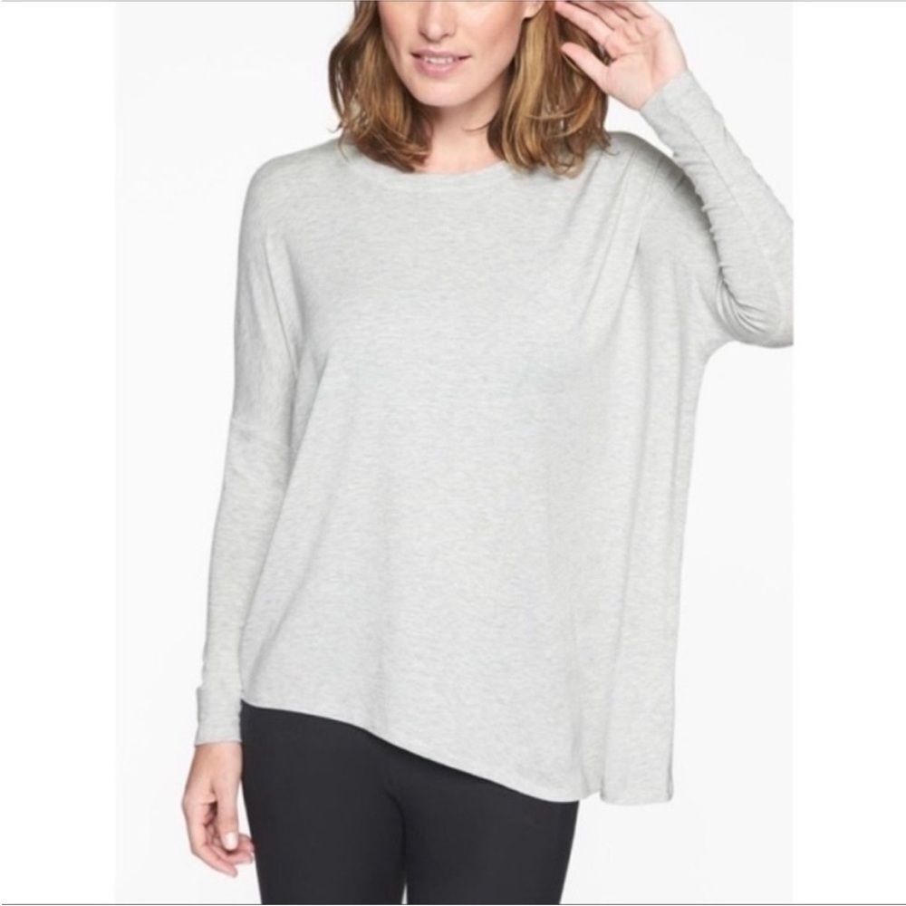 Athleta Cloudlight Relaxed Asymmetrical Tee 321 - Picture 1 of 4